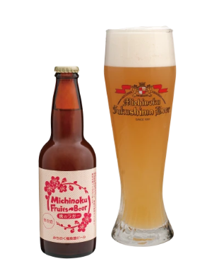 みちのく福島路ビール「桃のラガー」画像